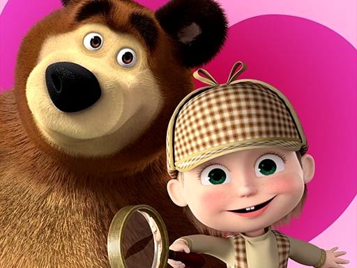Masha Spot the Differences game - geometry-spot-games.web.app